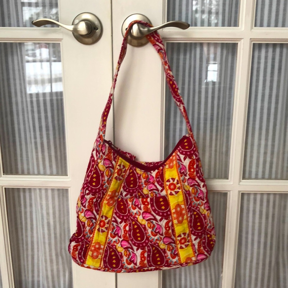 Quilted Bright and Beachy Shoulder Bag